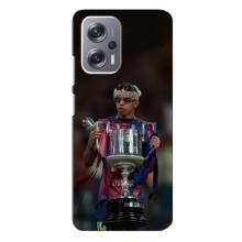 Чехол с футболистом Ламин Ямаль Xiaomi Redmi Note 12 Pro Plus (Ямал с кубком)