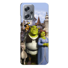 Чехол с мультфильмом Шрек на Xiaomi Redmi Note 12 Pro Plus