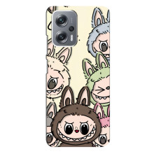 Чехол с Лабубу на Xiaomi Redmi Note 12 Pro Plus (Коллаж Лабубу)