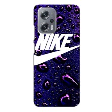 Чехол с логотипом Найк на Xiaomi Redmi Note 12 Pro Plus – Найк на фиолетовом