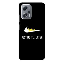 Чехол с логотипом Найк на Xiaomi Redmi Note 12 Pro Plus – Nike just do it