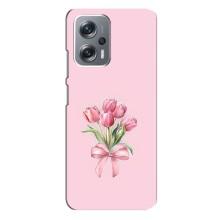 Чохол з розовим принтом для Xiaomi Redmi Note 12 Pro Plus (Букет квітів)
