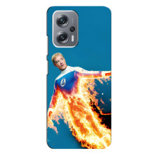 Чехол с принтом Фантастическая четверка для Xiaomi Redmi Note 12 Pro Plus – Человек-Факел
