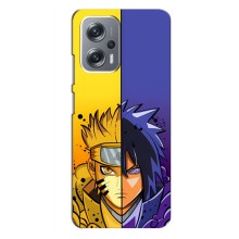 Купить Чехлы на телефон с принтом Anime для Редми Нот 12 Про Плюс (Naruto Vs Sasuke)