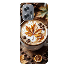 Чехол с уникальным дизайном «Осень с кофе» для Xiaomi Redmi Note 12 Pro Plus – Пряный кофе