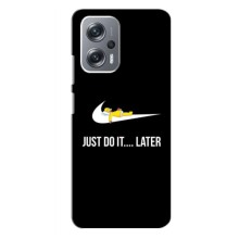 Силиконовый Чехол на Xiaomi Redmi Note 12 Pro Plus с картинкой Nike (Later)