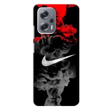 Силиконовый Чехол на Xiaomi Redmi Note 12 Pro Plus с картинкой Nike – Nike дым