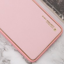 Кожаный чехол Xshield для Xiaomi Redmi Note 12 Pro 5G – Розовый
