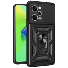 Ударопрочный чехол Camshield Serge Ring для Xiaomi Poco X5 Pro 5G / Note 12 Pro 5G – Черный