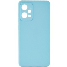 Силиконовый чехол Candy Full Camera для Xiaomi Redmi Note 12 Pro 5G (Бирюзовый)