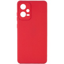 Силиконовый чехол Candy Full Camera для Xiaomi Redmi Note 12 Pro 5G (Красный)