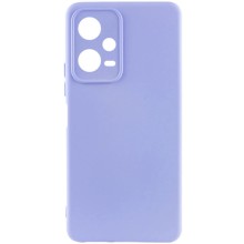 Чехол Silicone Cover Lakshmi Full Camera (AA) для Xiaomi Redmi Note 12 Pro 5G – Сиреневый