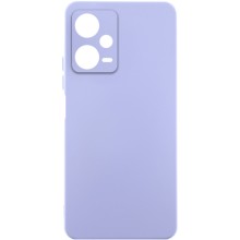 Чохол Silicone Cover Lakshmi Full Camera (AA) для Xiaomi Redmi Note 12 Pro 5G – Бузковий