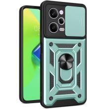 Ударопрочный чехол Camshield Serge Ring для Xiaomi Poco X5 Pro 5G / Note 12 Pro 5G – Зеленый