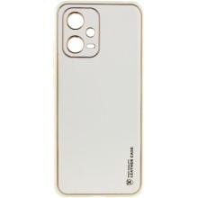 Кожаный чехол Xshield для Xiaomi Redmi Note 12 Pro 5G – Белый