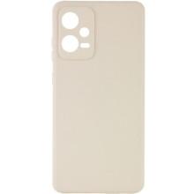 Силиконовый чехол Candy Full Camera для Xiaomi Redmi Note 12 Pro 5G – Бежевый
