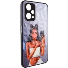 TPU+PC чехол Prisma Ladies для Xiaomi Redmi Note 12 Pro 5G – Black in White
