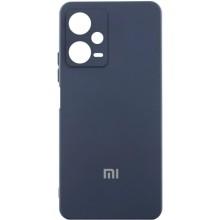 Чехол Silicone Cover Lakshmi Full Camera (AA) with logo для Xiaomi Redmi Note 12 Pro 5G – Синий