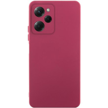 Чохол Silicone Cover Lakshmi Full Camera (AA) для Xiaomi Poco X5 Pro 5G – Бордовий
