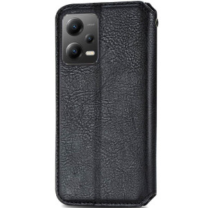 Шкіряний чохол-книжка GETMAN Cubic (PU) для Xiaomi Poco X5 Pro 5G / Redmi Note 12 Pro 5G