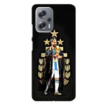 Чехлы для Xiaomi Redmi Note 12 Pro (5g) (Leo чемпион) (AlphaPrint) (Месси Король)