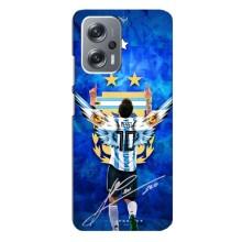 Чехлы для Xiaomi Redmi Note 12 Pro (5g) (Leo чемпион) (AlphaPrint) (Месси сборная)