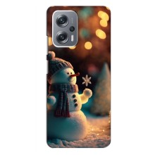 Чохли на Новий Рік Xiaomi Redmi Note 12 Pro – Сніговик святковий