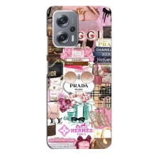Чехол (Dior, Prada, YSL, Chanel) для Xiaomi Redmi Note 12 Pro (5g) (Бренды)