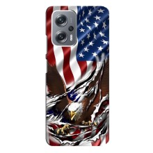 Чохол Прапор USA для Xiaomi Redmi Note 12 Pro (5g) (Прапор USA)