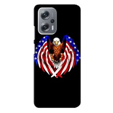 Чохол Прапор USA для Xiaomi Redmi Note 12 Pro (5g) (Крила США)