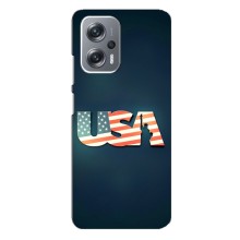 Чехол Флаг USA для Xiaomi Redmi Note 12 Pro (5g) – USA