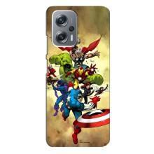 Чехол МАРВЕЛ для Редми Ноут 12 Про (5G) (AlphaPrint) – Герои Марвел