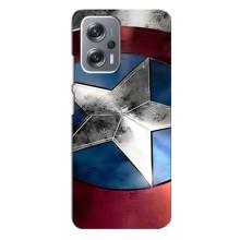 Чехол МАРВЕЛ для Редми Ноут 12 Про (5G) (AlphaPrint) – Щит Капитана Америки