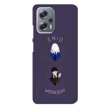 Чехлы Венсдей на Xiaomi Redmi Note 12 Pro (5g) Уэнсдей (AlphaPrint) (Уэнздей и подруга)