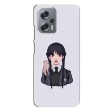 Чехлы Венсдей на Xiaomi Redmi Note 12 Pro (5g) Уэнсдей (AlphaPrint) (Уэнздей и Вещь)