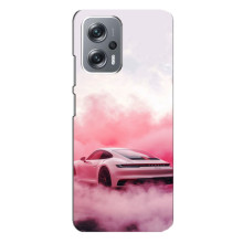 Чохол з авто Порше для Xiaomi Redmi Note 12 Pro (5g) – Рожевий Порше