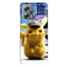 Чехол с Пикачу на Xiaomi Redmi Note 12 Pro (5g) (Пикачу в городе)