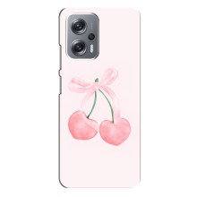 Чехол с розовым рисунком для Xiaomi Redmi Note 12 Pro (5g) (Розовые вишни)