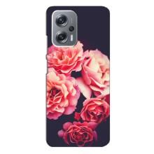 Чехлы с тематикой "ЦВЕТЫ" на Xiaomi Redmi Note 12 Pro (5g) (Бутоны)