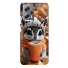 Печатный чехол «Зверята с кофе» для Xiaomi Redmi Note 12 Pro (5g)