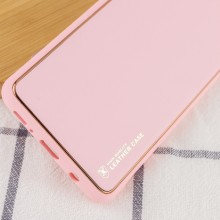 Кожаный чехол Xshield для Xiaomi Redmi Note 12 4G – Розовый