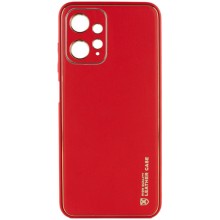Шкіряний чохол Xshield для Xiaomi Redmi Note 12 4G – Червоний