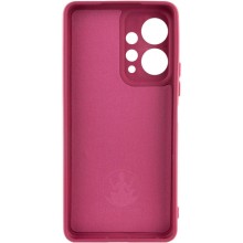 Чохол Silicone Cover Lakshmi Full Camera (AAA) для Xiaomi Redmi Note 12 4G – Бордовий