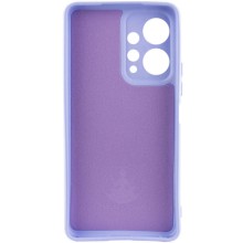 Чохол Silicone Cover Lakshmi Full Camera (AAA) with Logo для Xiaomi Redmi Note 12 4G – Бузковий