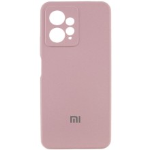 Чехол Silicone Cover Lakshmi Full Camera (AAA) with Logo для Xiaomi Redmi Note 12 4G (Розовый)