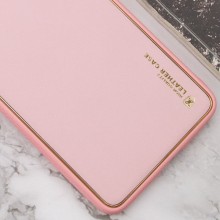 Кожаный чехол Xshield для Xiaomi Redmi Note 12 4G – Розовый