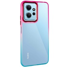 Чехол TPU+PC Fresh sip series для Xiaomi Redmi Note 12 4G – Бирюзовый