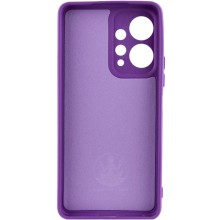 Чехол Silicone Cover Lakshmi Full Camera (AAA) with Logo для Xiaomi Redmi Note 12 4G – Фиолетовый