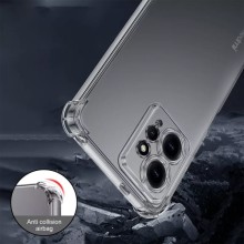 TPU чохол GETMAN Ease logo посилені кути Full Camera для Xiaomi Redmi Note 12 4G – Прозорий