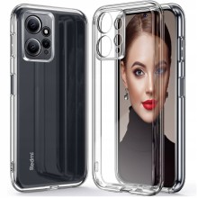 TPU чехол Epic Transparent 1,5mm Full Camera для Xiaomi Redmi Note 12 4G – Прозрачный